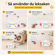 Interaktiv kattleksak 3-i-1 med fjäril – produktbild 6