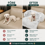 Fluffig soffbädd för hund & katt