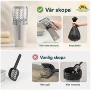 Kattsandsspade med påshållare