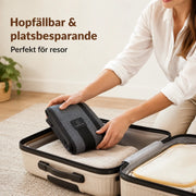 Hopfällbar resekattlåda
