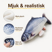 Sprattlande fiskleksak för katt – produktbild 4