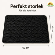Sandfångande kattlådematta