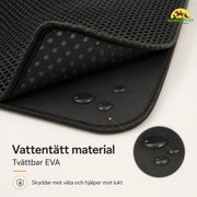 Sandfångande kattlådematta