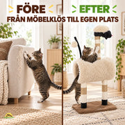 Klösträd i fårform med kattunnel – produktbild 6