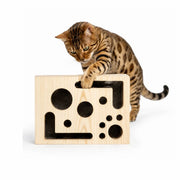 Kattpussel i trä med klofil – produktbild 1