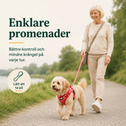 Blommig justerbar hundsele