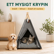 Tipitält med dyna för hund & katt