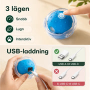Jaktmatta med rörlig boll för katt – produktbild 8