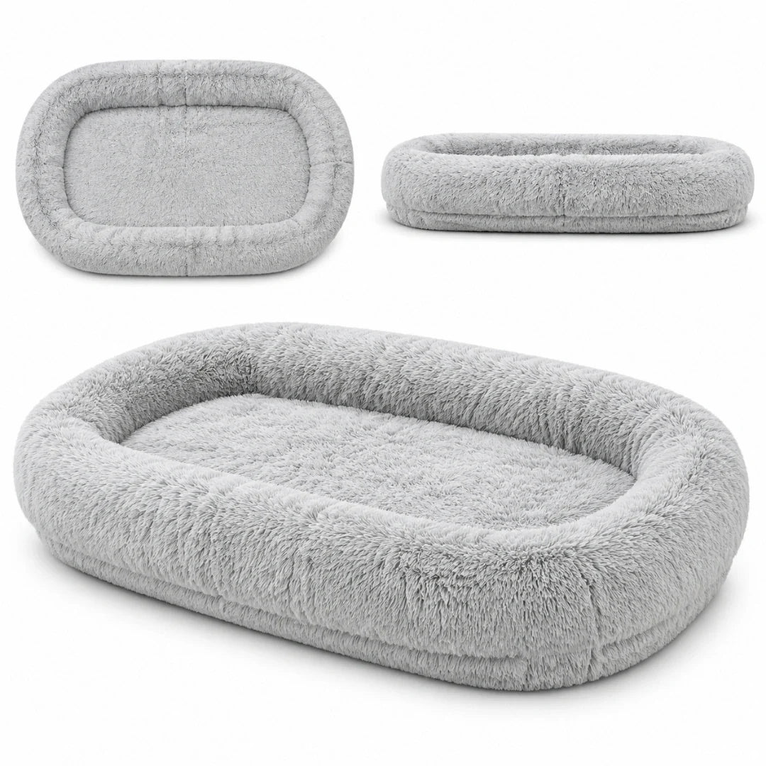 CozyCloud extra stor hundbädd för människa