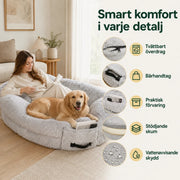 CozyCloud extra stor hundbädd för människa