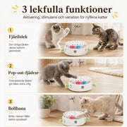 Interaktiv kattleksak 3-i-1 med fjäril – produktbild 5