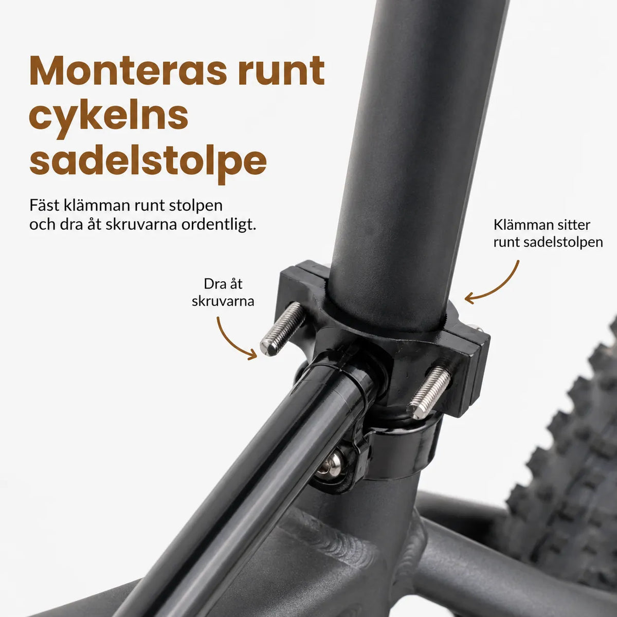 Cykelkoppel för hund