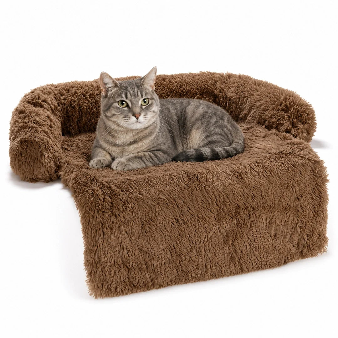 Fluffig soffbädd för hund & katt
