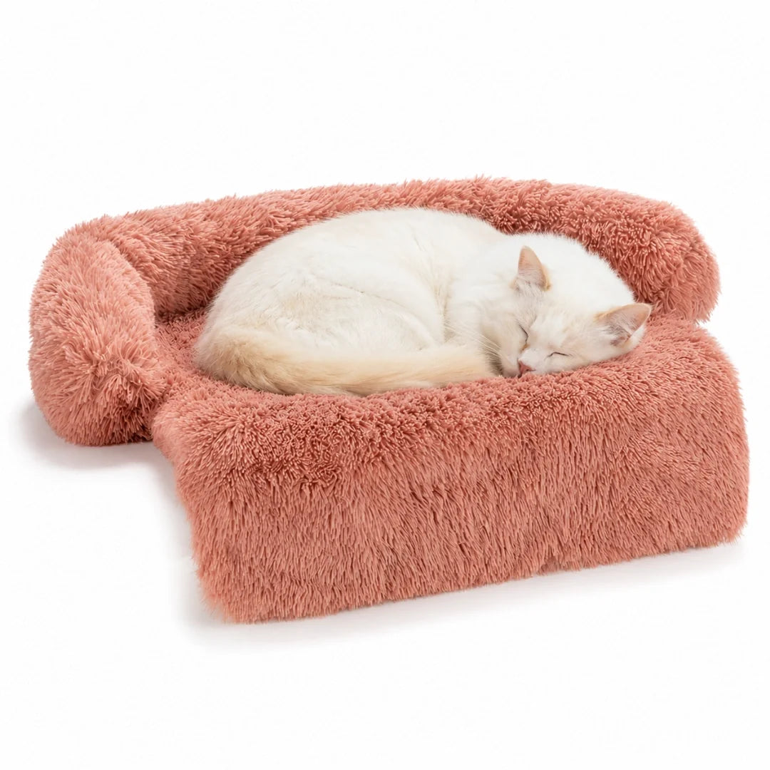 Fluffig soffbädd för hund & katt