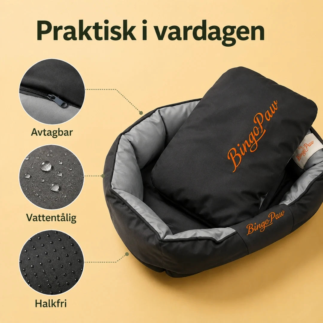 Mjuk & Lugnande Oval Hundbädd