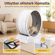 Katthjul med löpmatta och säkerhetslås – produktbild 5