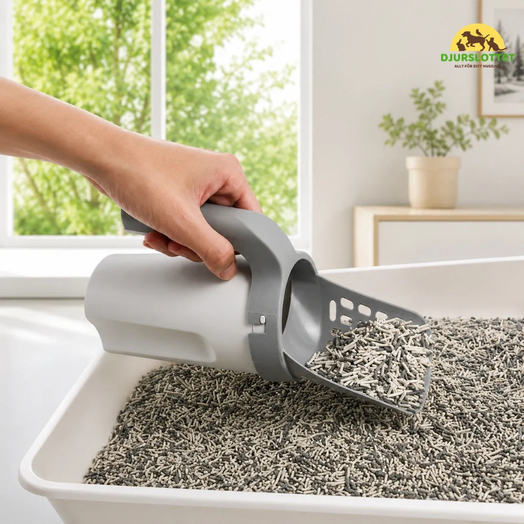 Kattsandsspade med påshållare