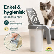 Kattsandsspade med påshållare