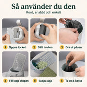 Kattsandsspade med påshållare