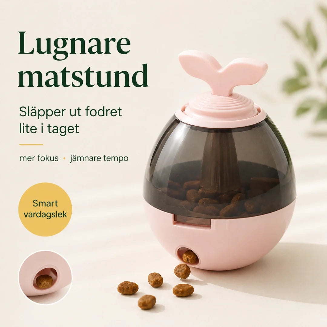 Interaktiv Aktiveringsboll med Foderdispenser