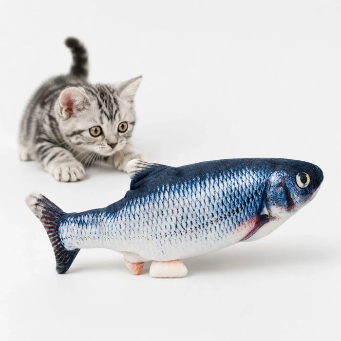 Sprattlande fiskleksak för katt – produktbild 1