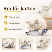 Sprattlande fiskleksak för katt – produktbild 2