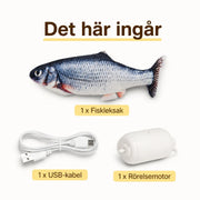Sprattlande fiskleksak för katt – produktbild 8