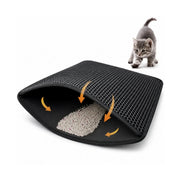 Sandfångande kattlådematta