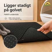 Sandfångande kattlådematta