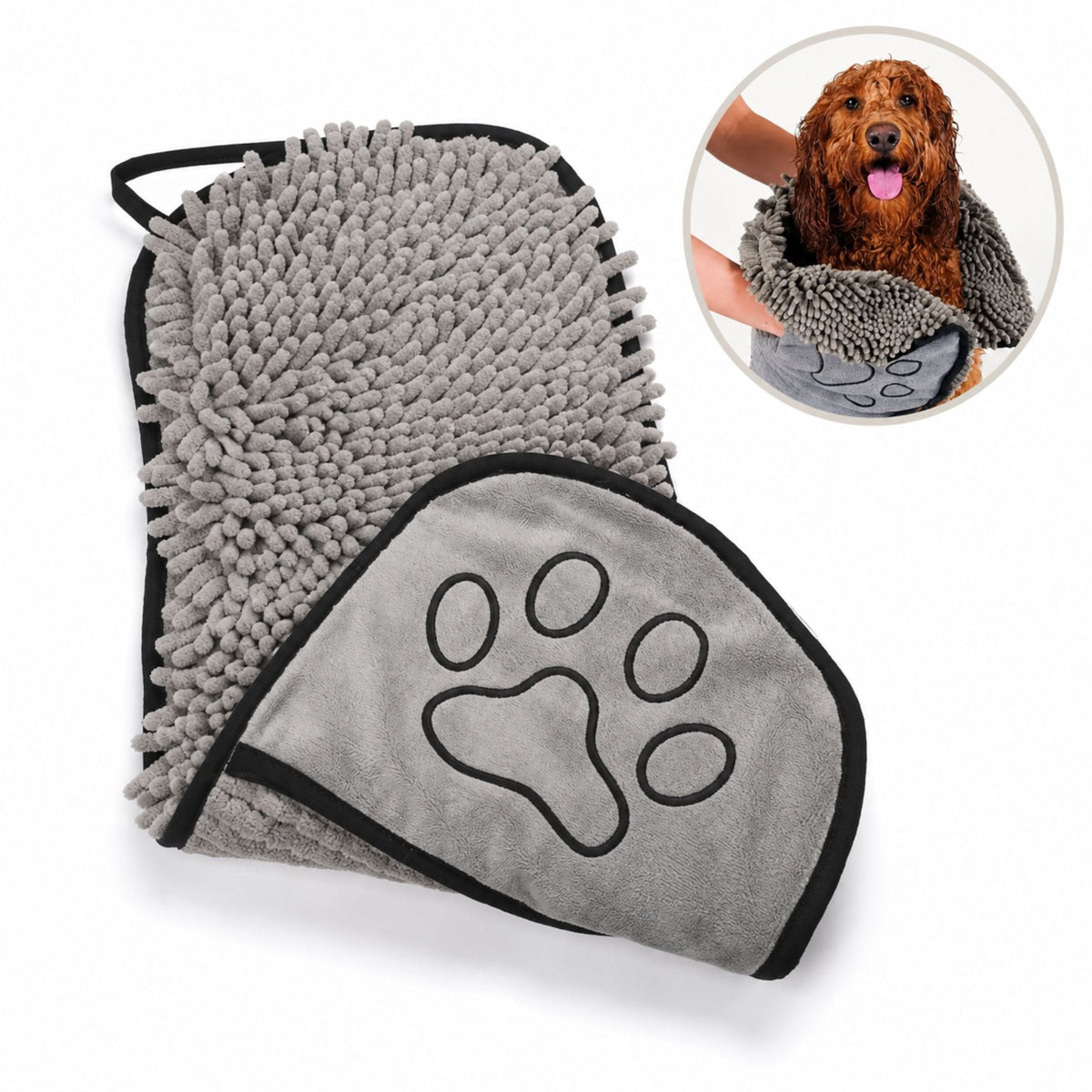Superabsorberande torkhandske för hund & katt