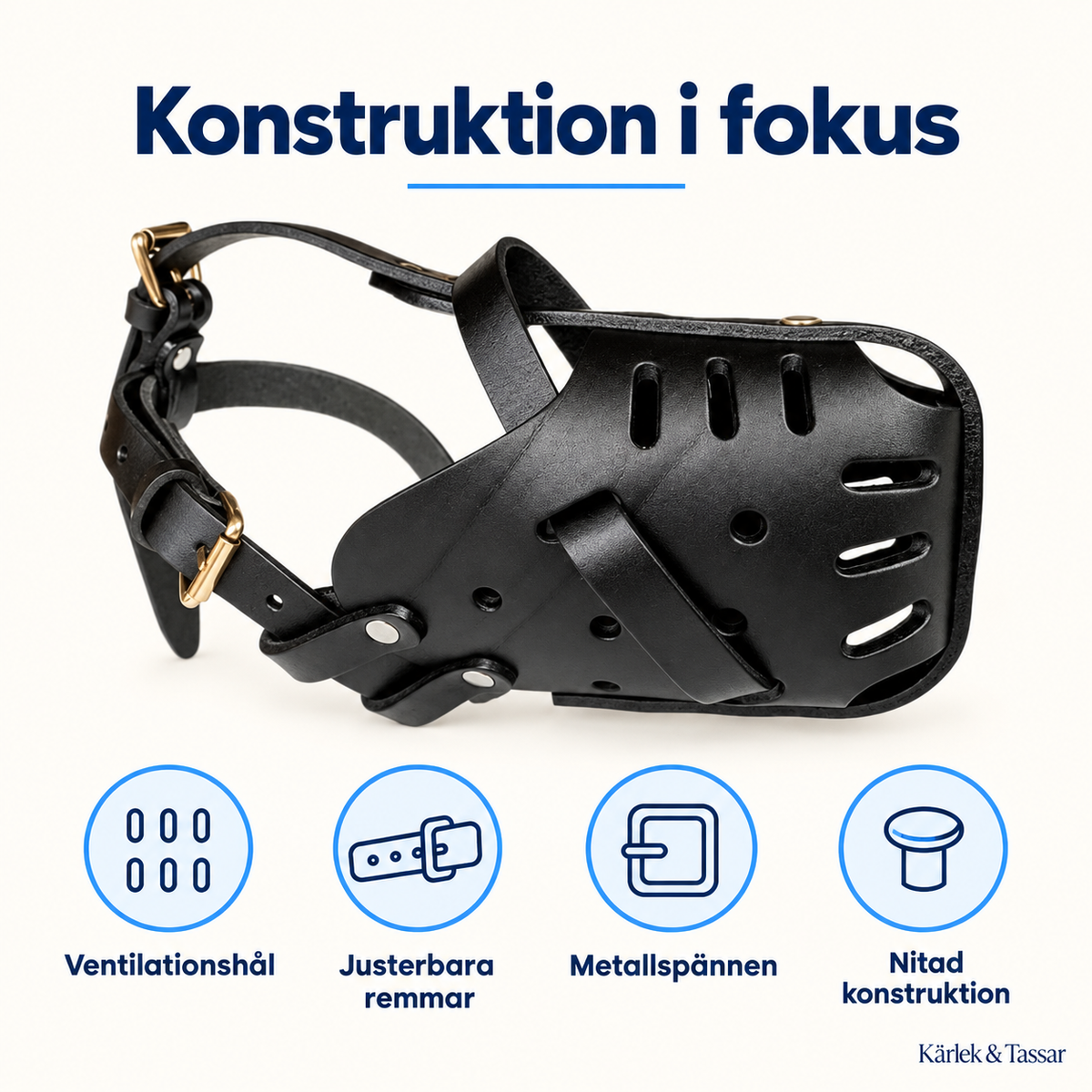 Munkorg för Stora Hundar – Justerbar