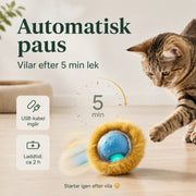 Jaktmatta med rörlig boll för katt – produktbild 7