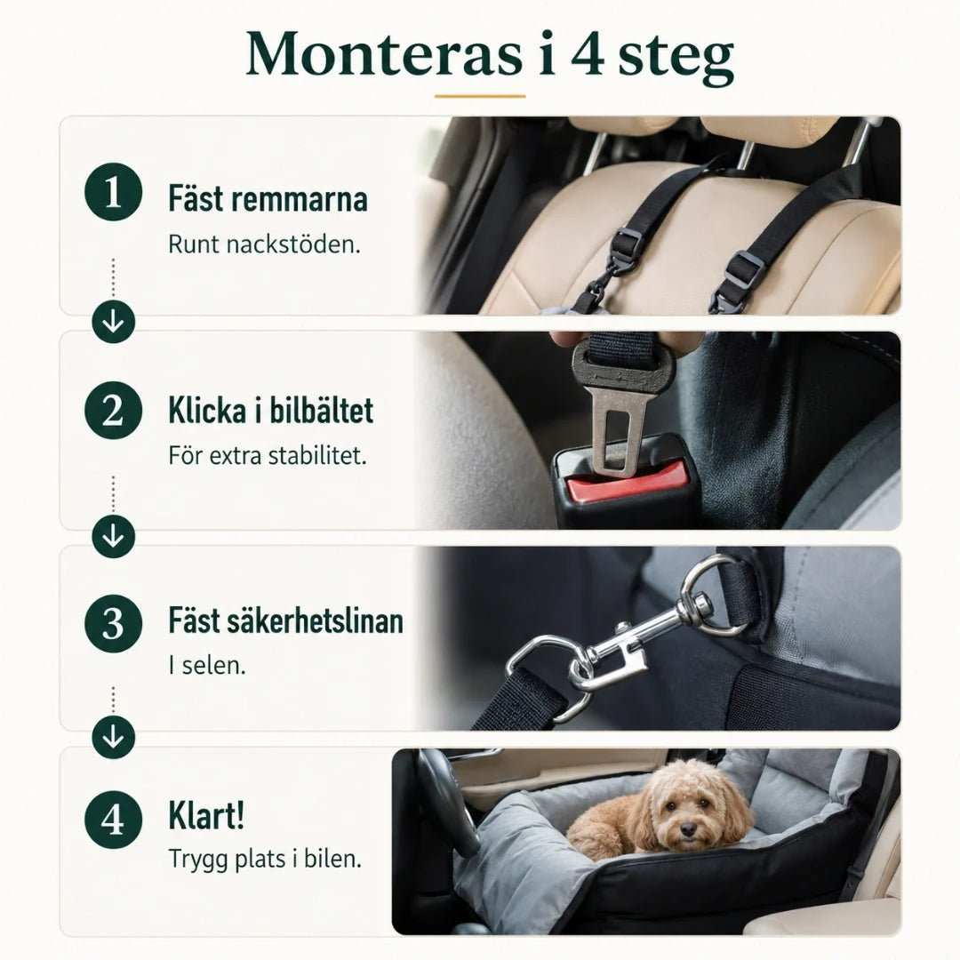 Bekväm & Säker Resa för Hund och Katt.