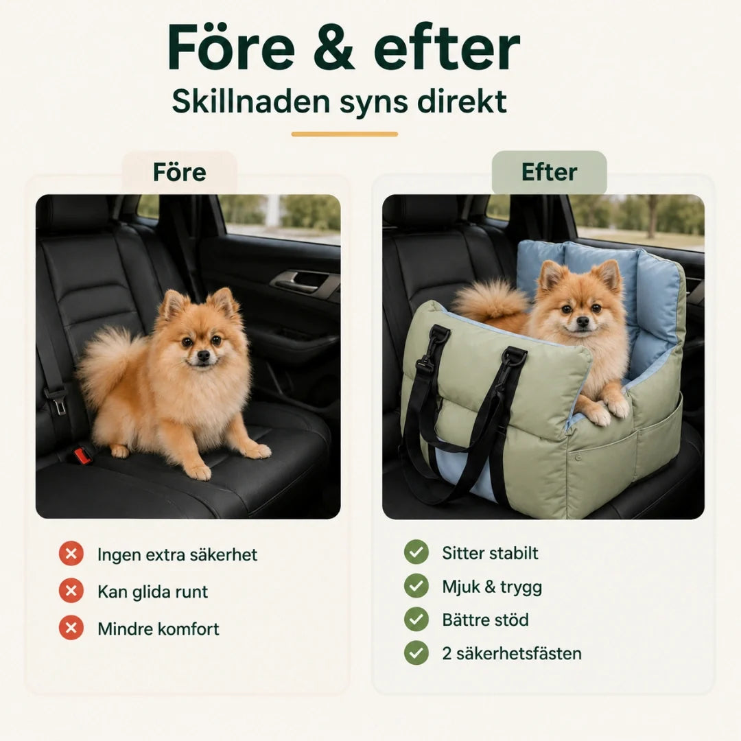 Bekväm & Säker Resa för Hund och Katt.