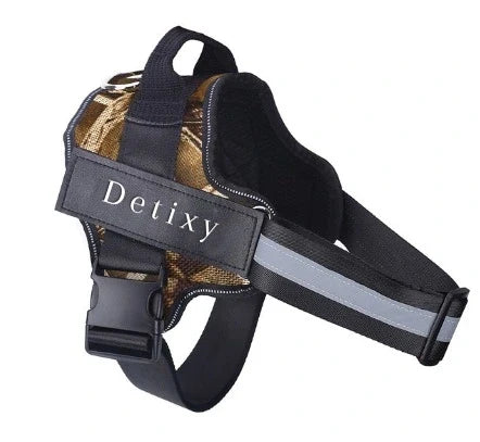 Detixy justerbar hundsele med reflex