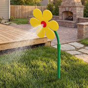 Dansande Blomsprinkler för Hund – 360° Vattenlek 🌸💦