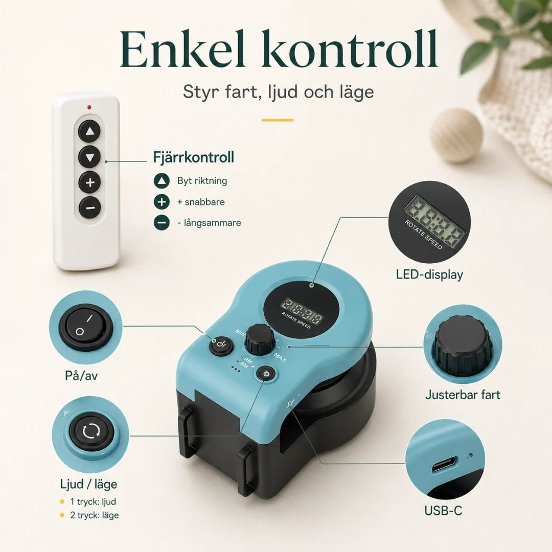 Automatisk snörleksak med fjärrkontroll – produktbild 6
