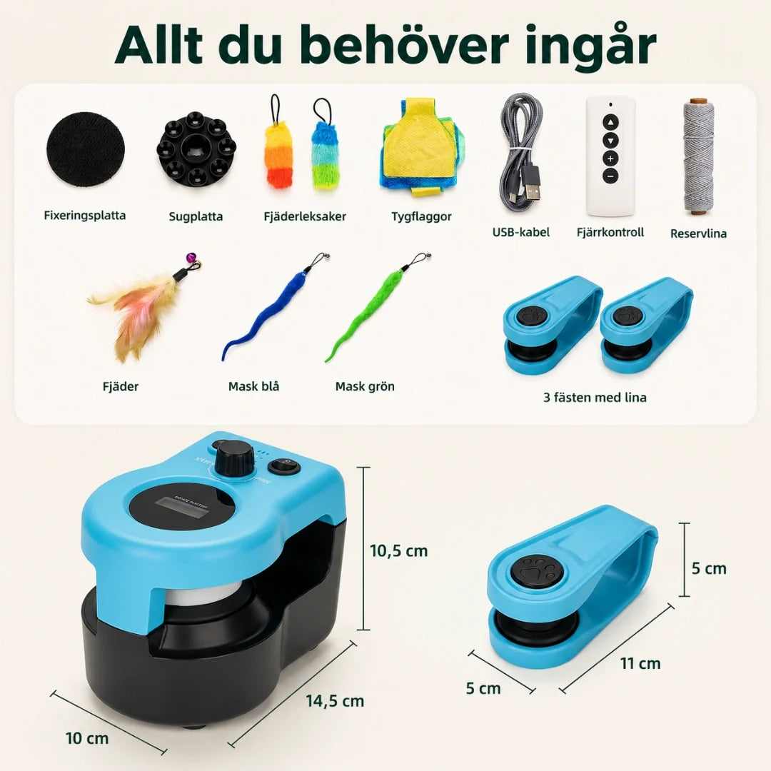 Automatisk snörleksak med fjärrkontroll – produktbild 4
