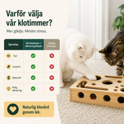 Kattpussel i trä med klofil – produktbild 6