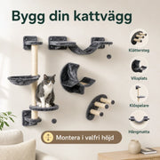 Klättervägg för katt med hängmatta – produktbild 6