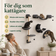Klättervägg för katt med hängmatta – produktbild 8