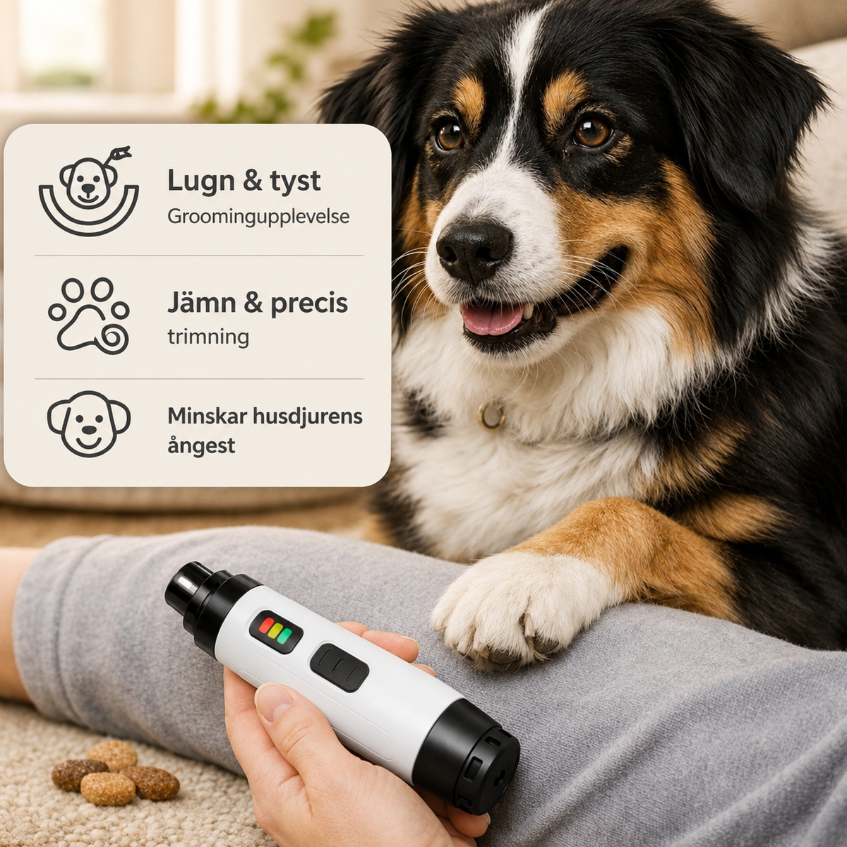 Uppladdningsbar kloslip för hund & katt