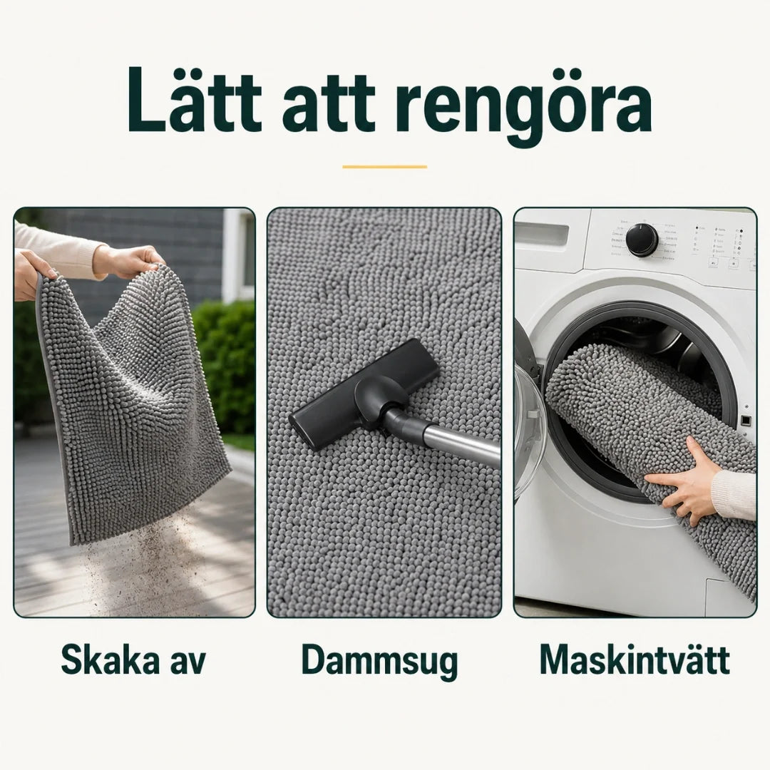 Torrtass absorberande tassmatta för hund