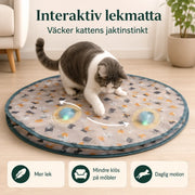 Jaktmatta med rörlig boll för katt – produktbild 2