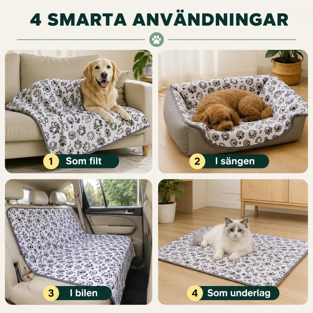 Nordvarm mysfilt för hund & katt