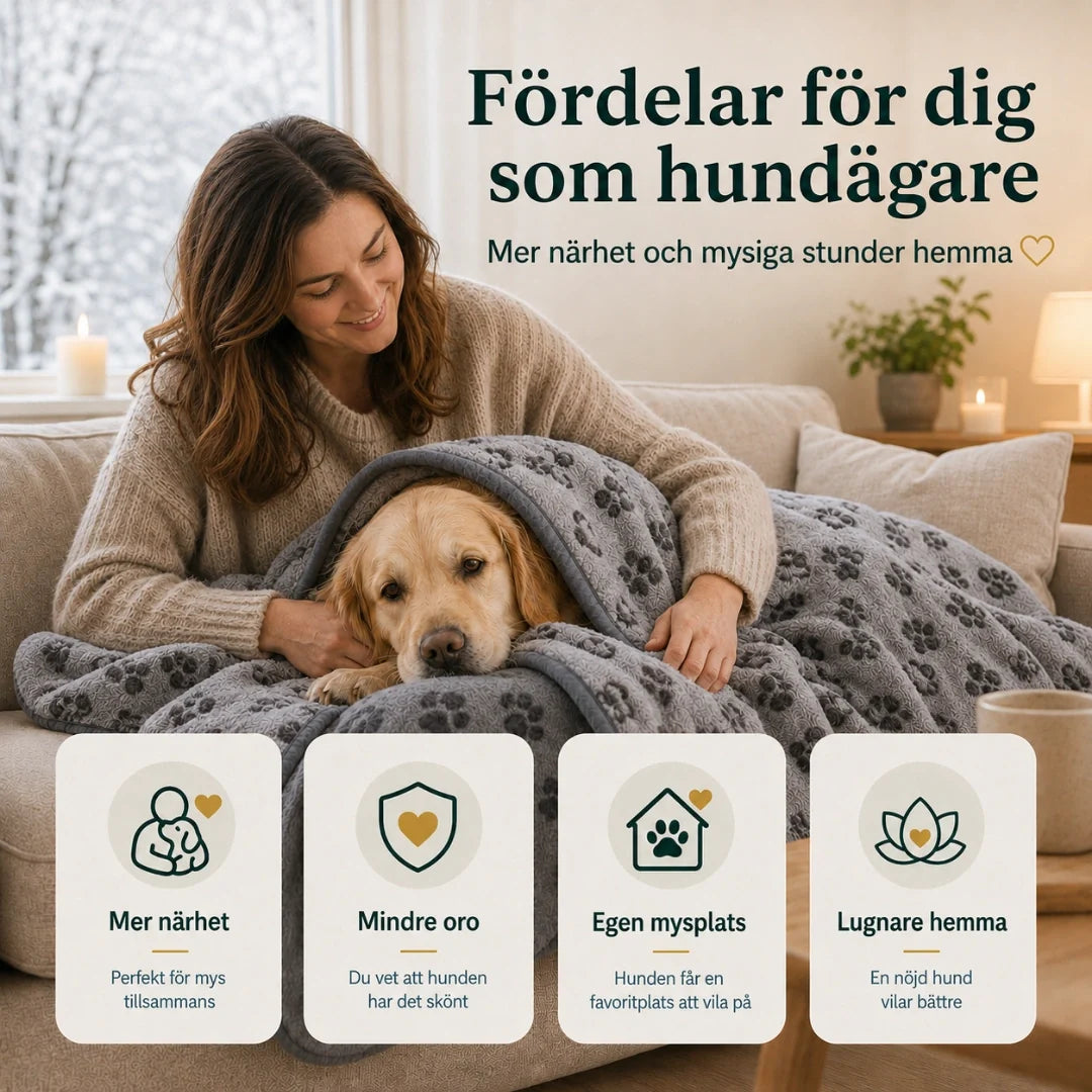 Nordvarm mysfilt för hund & katt