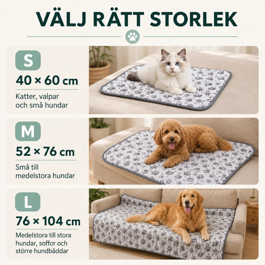 Nordvarm mysfilt för hund & katt