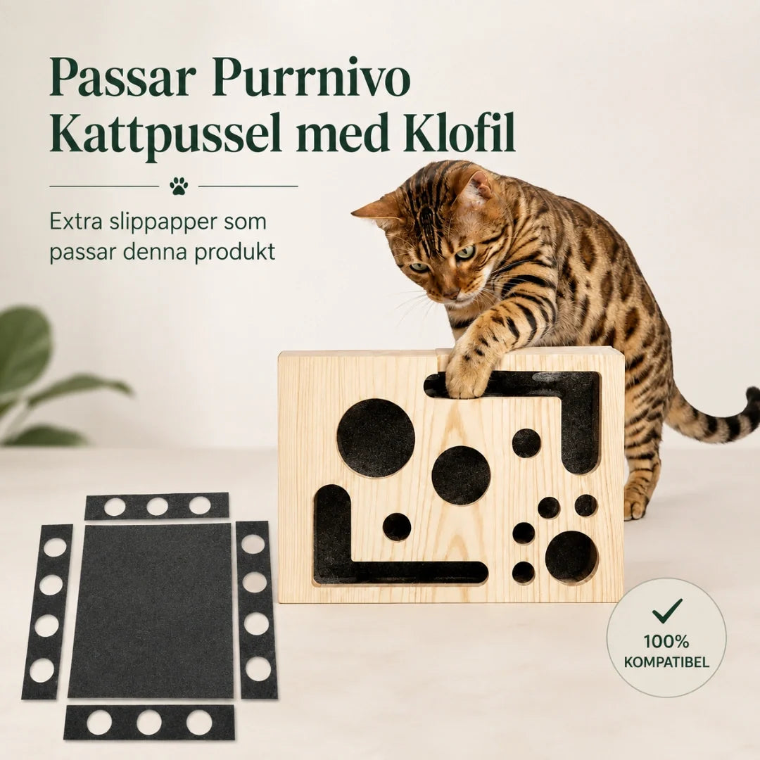 Slipark till kattpussel med klofil – produktbild 2