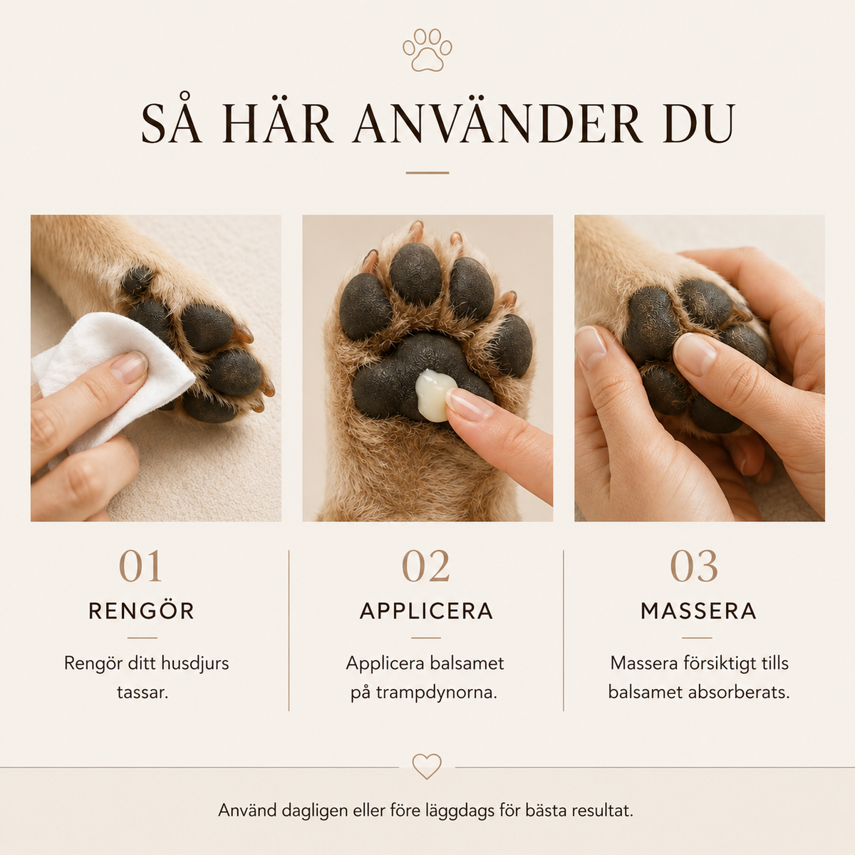 Nos- & tassbalsam för hund & katt