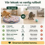 Jaktmatta med rörlig boll för katt – produktbild 4